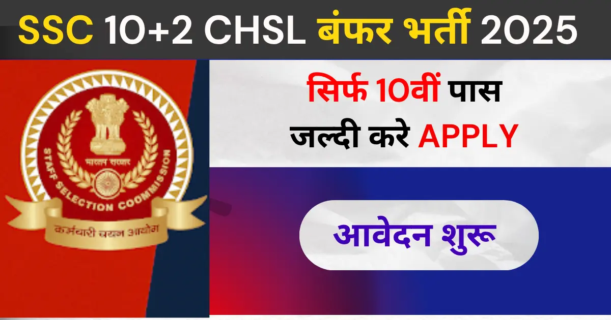 SSC CHSL Recruitment 2025