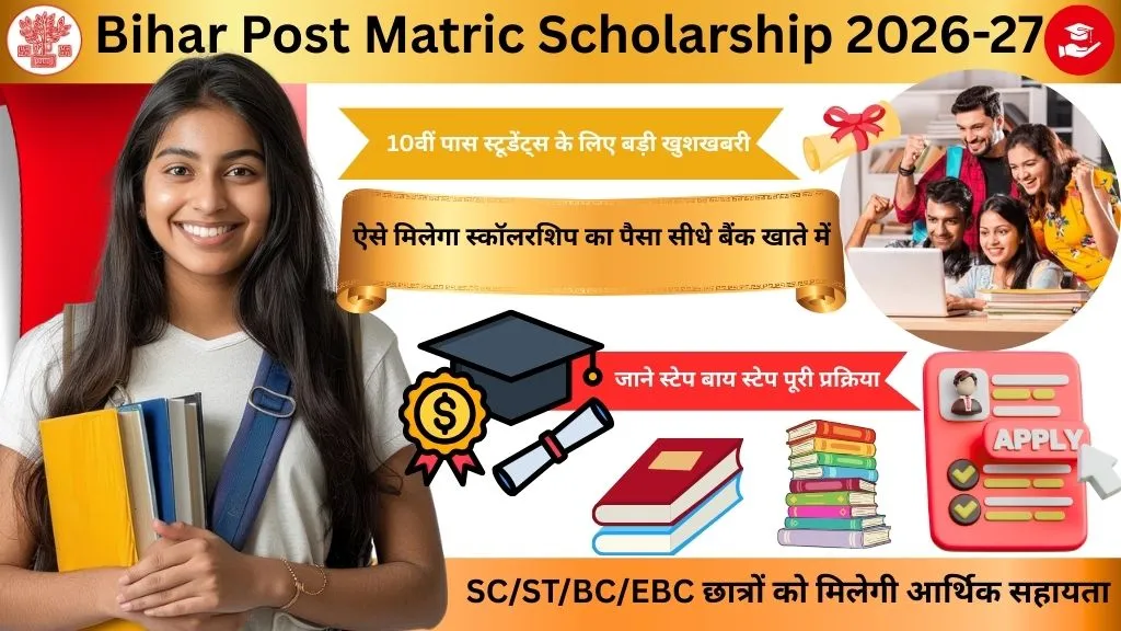 Bihar Post Matric Scholarship 2026-27