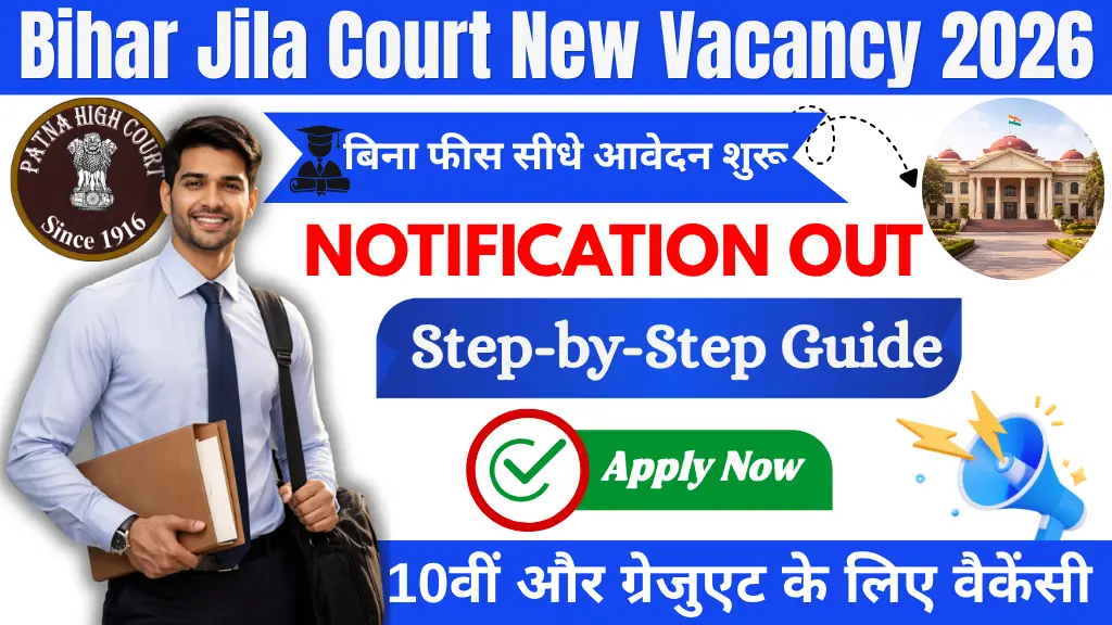Bihar Jila Court New Vacancy 2026