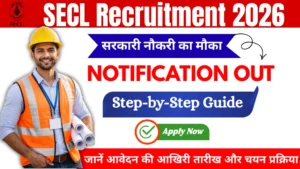 SECL Recruitment 2026