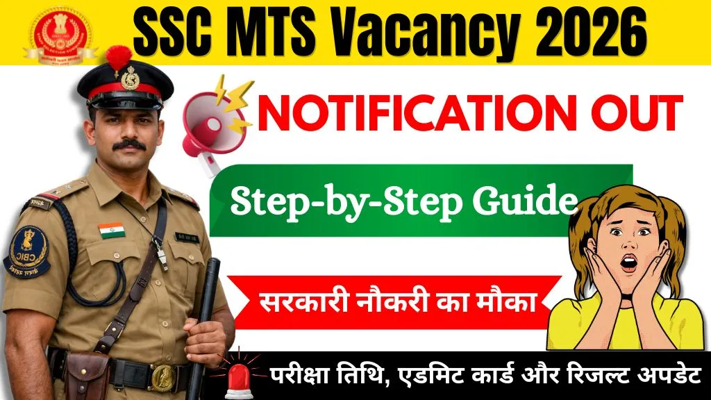 SSC MTS Vacancy 2026