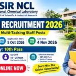 CSIR NCL MTS Recruitment 2026