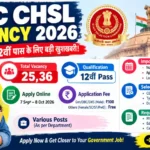 SSC CHSL Vacancy 2026 